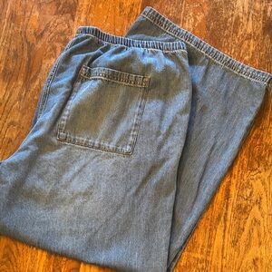EUC drawstring jeans